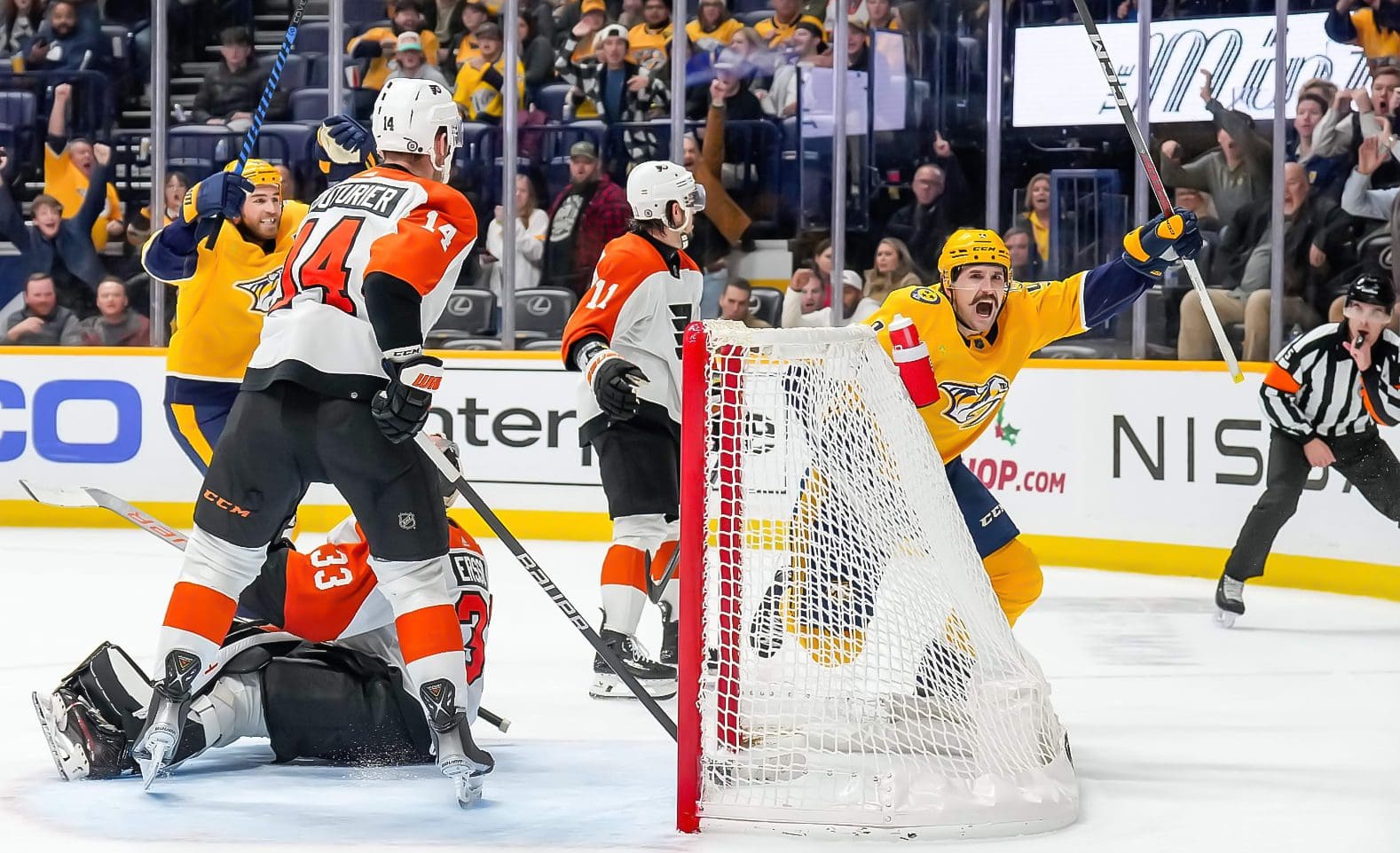 Predators Vs. Flyers Plus/Minus: Forsberg Works OT Magic Again